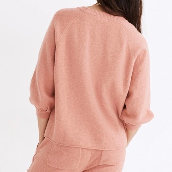Madewell Rose Dust Telluride Crewneck Pullover Sweater Size Small - Picture 2 of 13